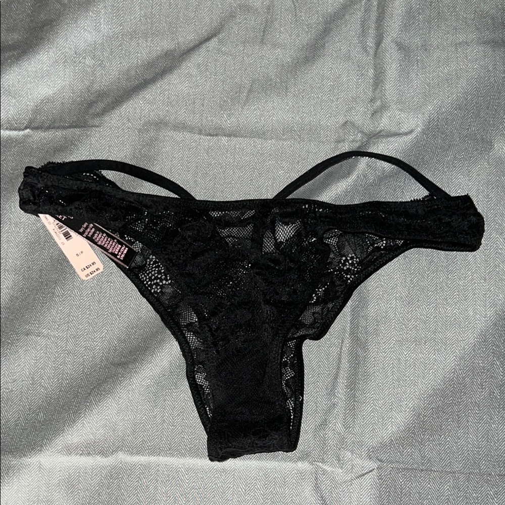 Victoria's Secret Black Lace Panties